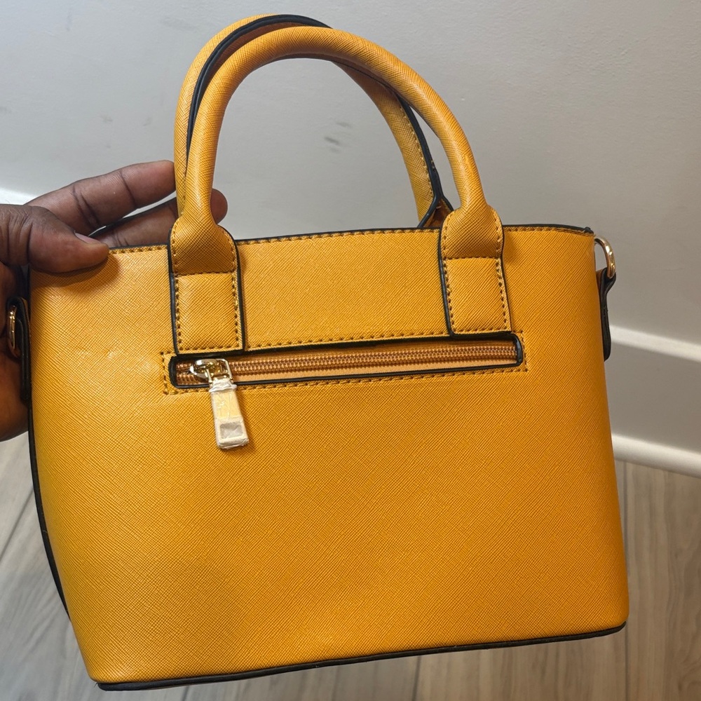 Vibrant Yellow Mini Handbag